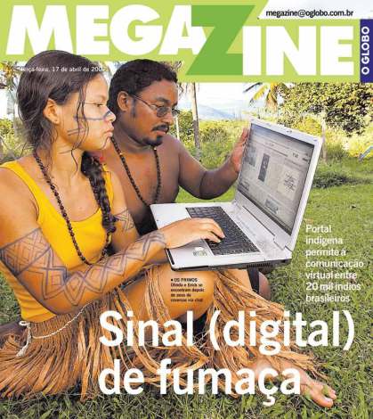 Portada de la revista Megazine@globo