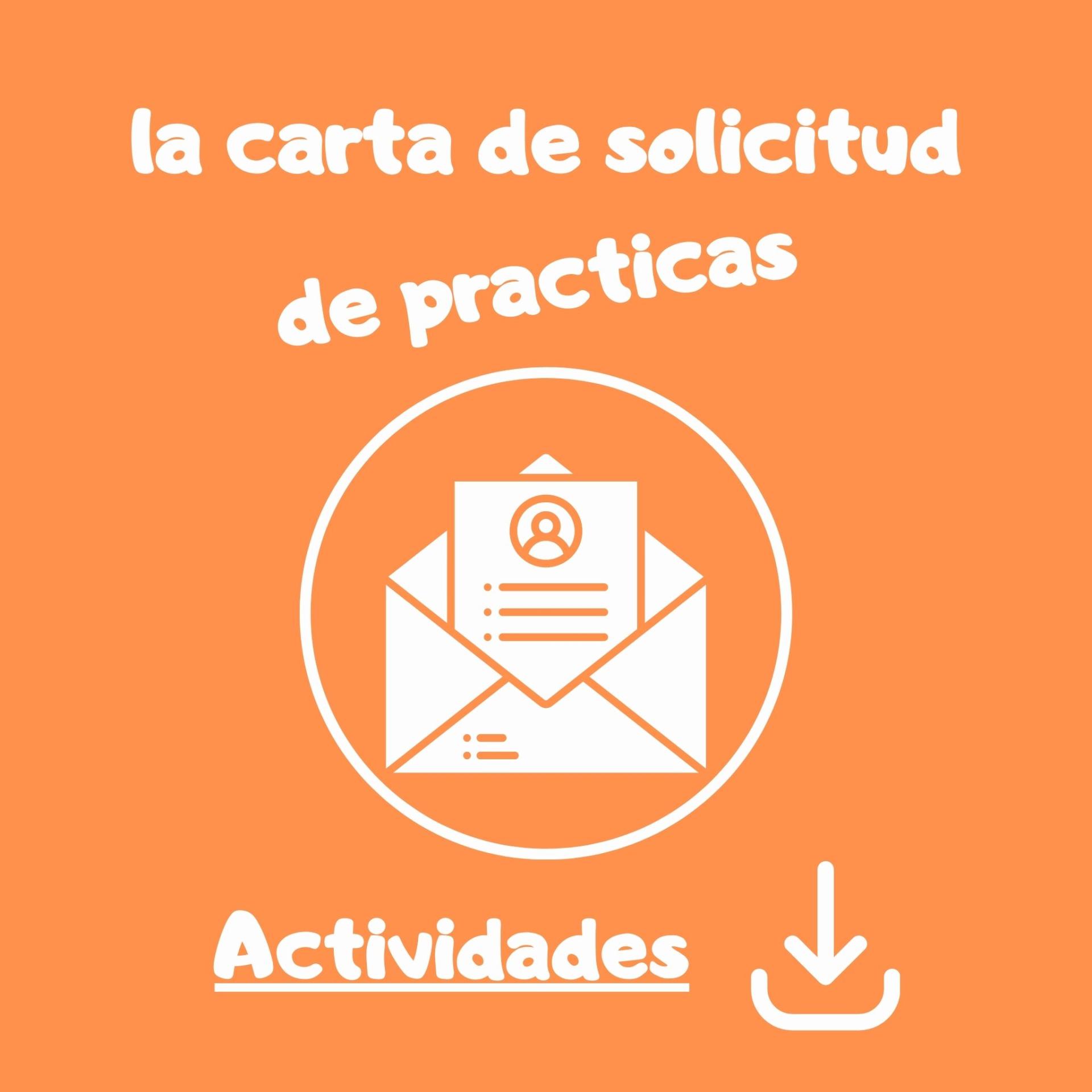 La carta de solicitud de practicas