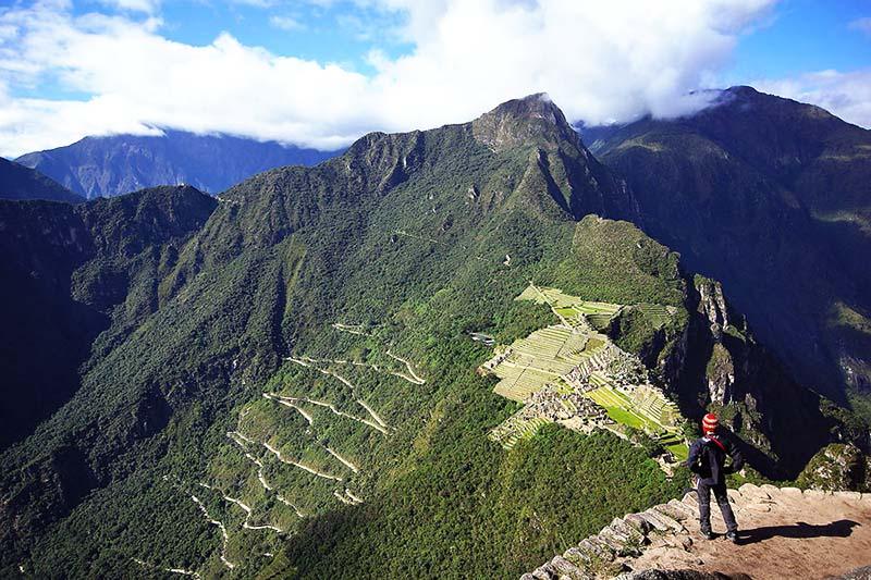 Carretera que lleva al Machu Picchu