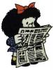 Mafalda leyendo el periodico1